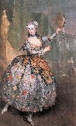 antoine pesne Portrait of the dancer Barbara Campanini aka La Barbarina Germany oil painting artist